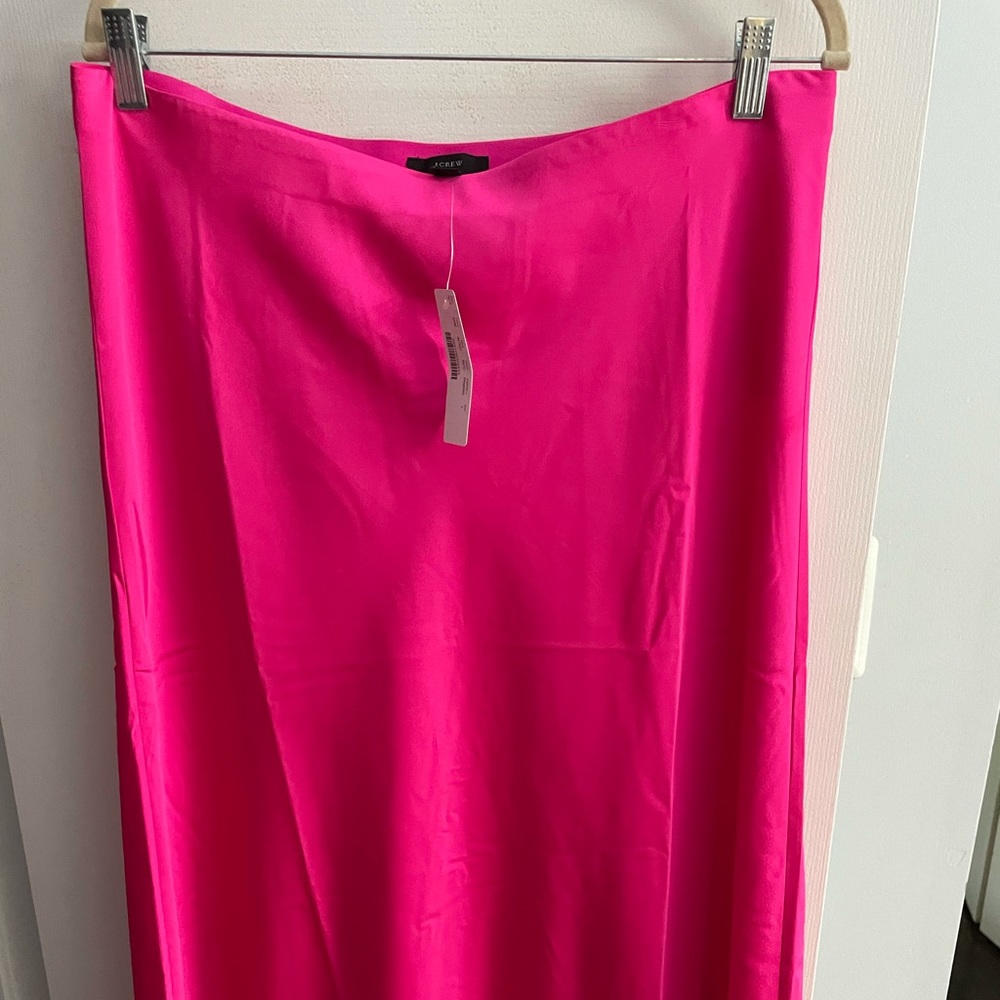 NWOT Midi Length silk shirt